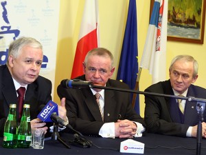 Krzysztof Tchórzewski, poseł PiS (pierwszy od prawej): Górnictwu potrzebny jest dialog Fot. AB