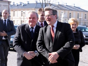 Bronisław Komorowski, Marszałek Sejmu RP i Wojciech Kudelski, prezydent Siedlec. Fot. AB