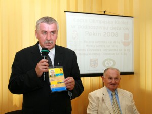 Zygmunt Wielogórski, starosta siedlecki przed pekińską olimpiadą w 2008r. 