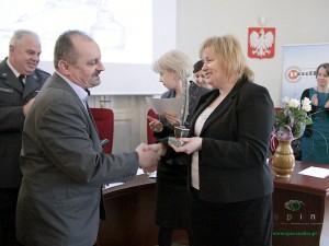 Sławomir Kindziuk, odbiera nagrodę Fot. AB