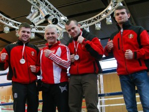 Na zdjęciu od lewej: Maciej Garbaczewski, Andrzej Garbaczewski, Cyprian Grzęda, Roger Garbaczewski